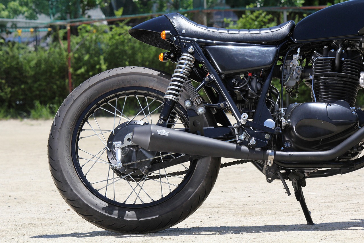 TAPERED CONE (Slip-on)Exhaust BLACK 250TR（FI ） - GOODS ESPECIALLY