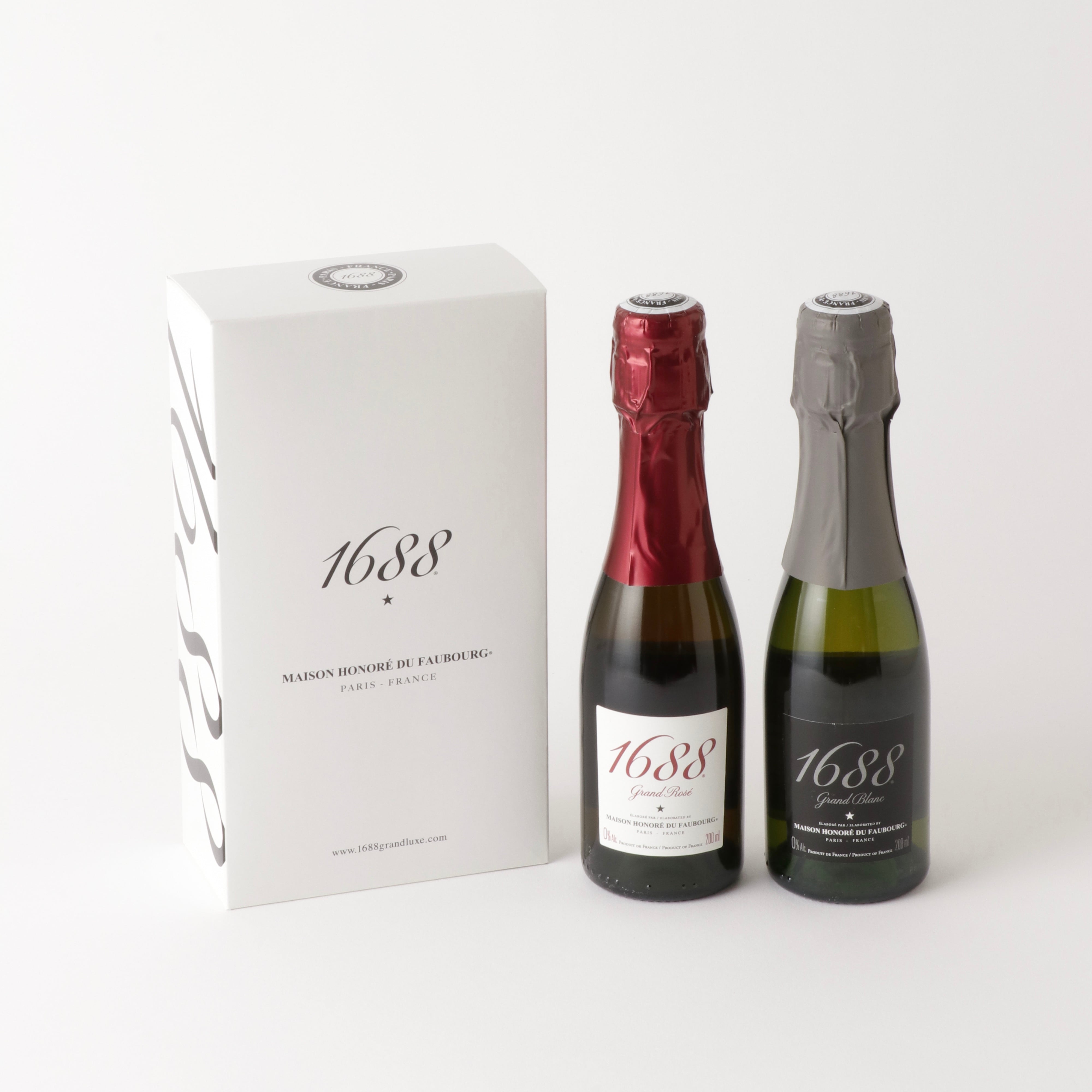 1688 200ml 紅白セット 【ノンアル】（各200ml・箱入り） | 1688 Grand