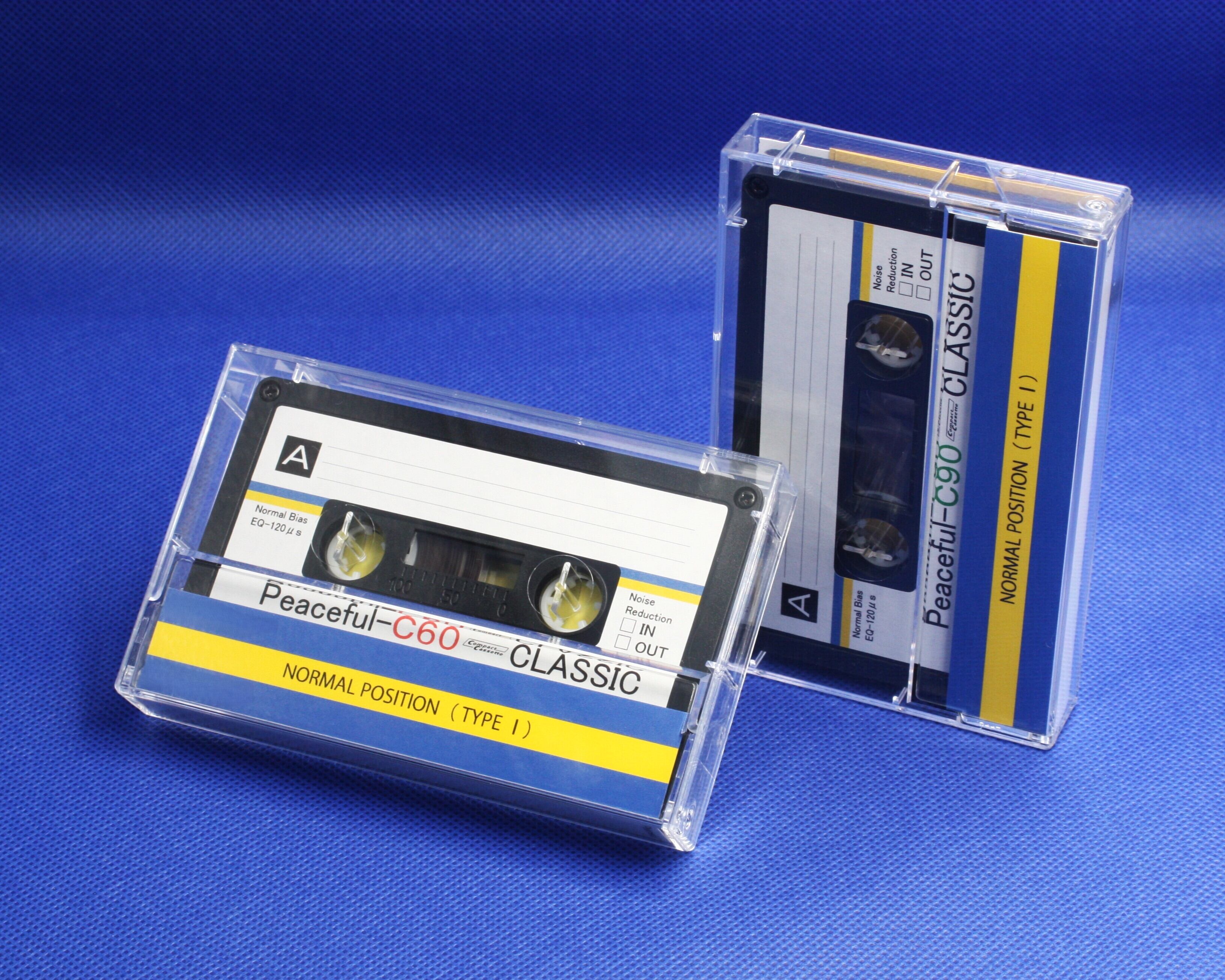 C60＜Peaceful：ピースフルブラック.R2＞平和祈願のカセットテープ