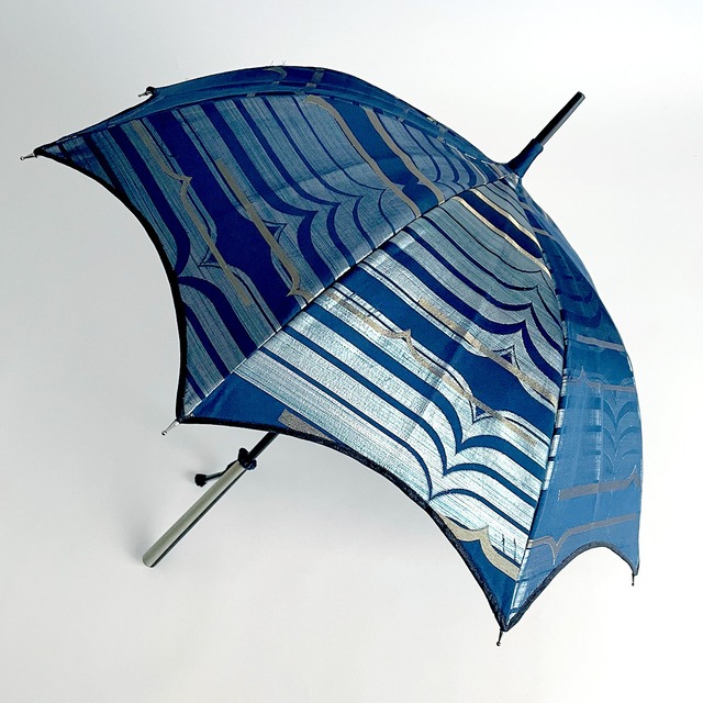 帯で作る日傘　Handmade  parasol  with antique "OBI" fabric