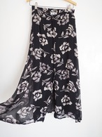 1990’s INDIA Front Button Rayon Skirt
