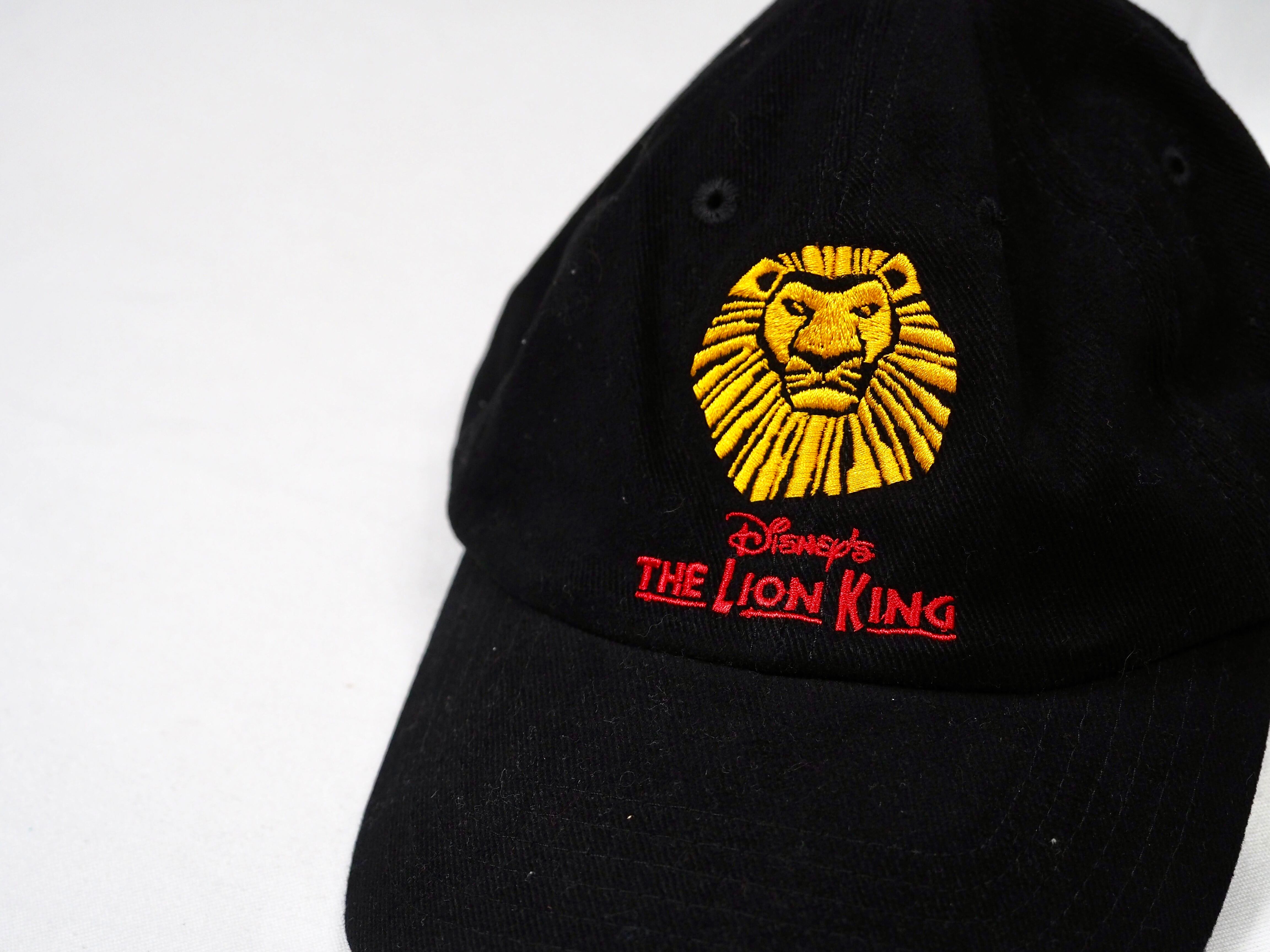 THE LION KING cotton cap size:free /Black