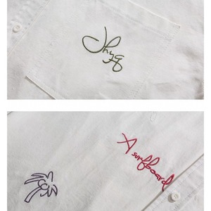 Graffiti embroidery shirt 0631