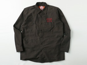 Scapegoat shirt CHOCOLATE/RED