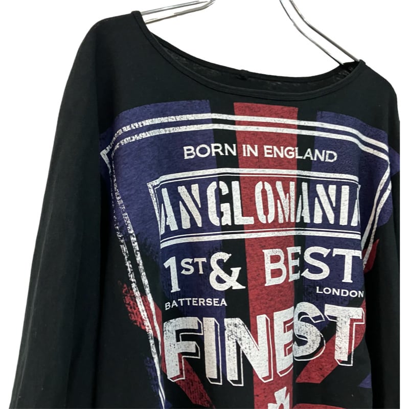VivienneWestwood ユニオンジャック 長袖Tシャツ Vivienne Westwood ANGLOMANIA ENGLAND UNION JACK BIG T-shirt
