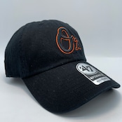 Orioles '47 CLEAN UP Black (Black x Orange Logo)