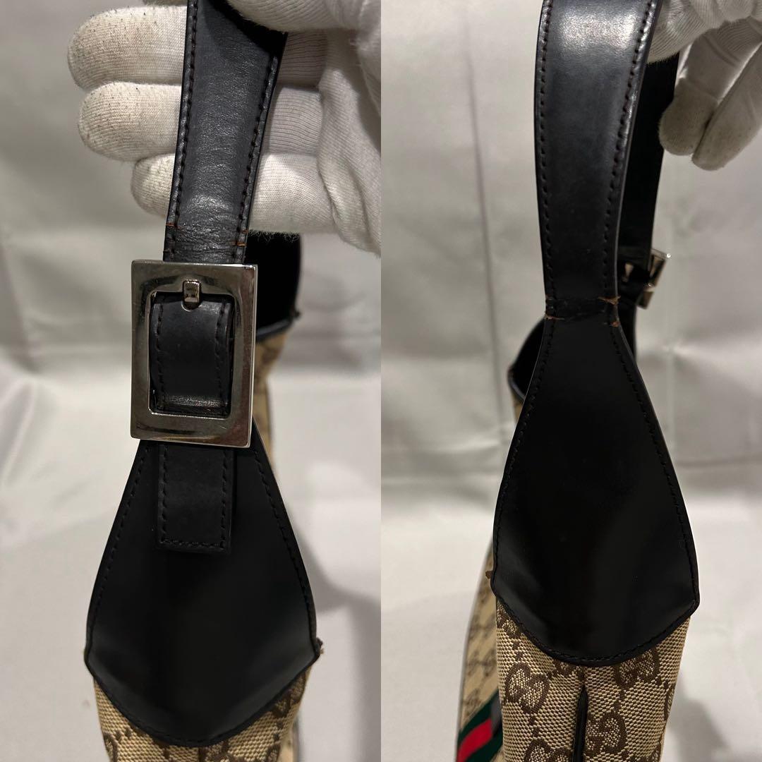 GUCCI グッチ ジャッキー ワンショルダー バッグ シェリーライン GG 柄