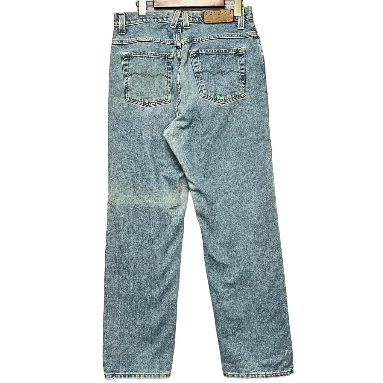 W31×L32】PERRY ELLS デニムパンツ 革パッチ | 古着屋OLDGREEN