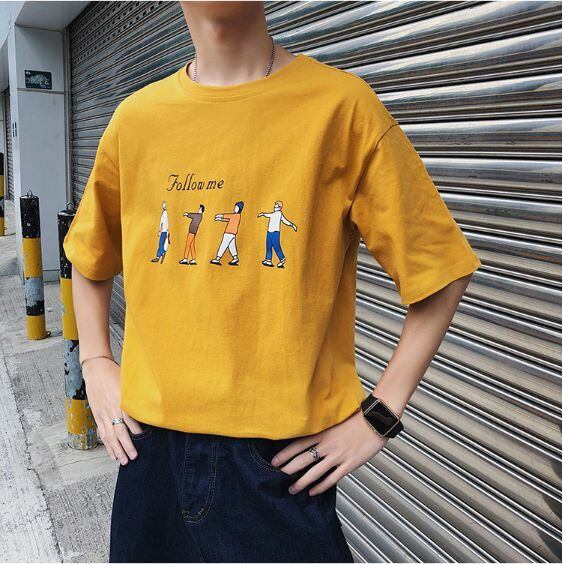 全4色 Tシャツ カットソー プリント シンプル カジュアル 部屋着