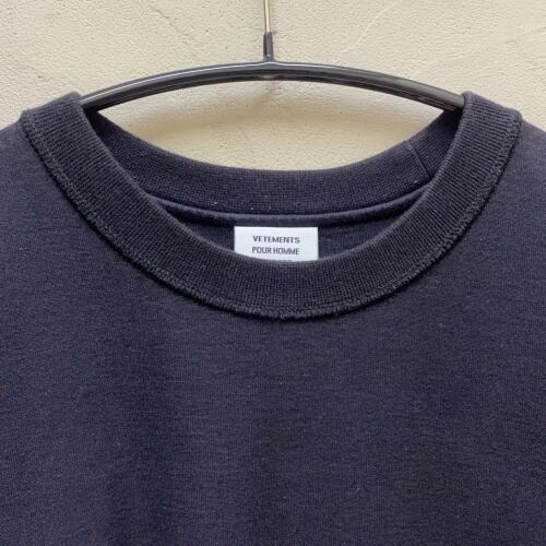 VETEMENTS ヴェトモン 18AW インサイド アウト Tシャツ M ブラック 