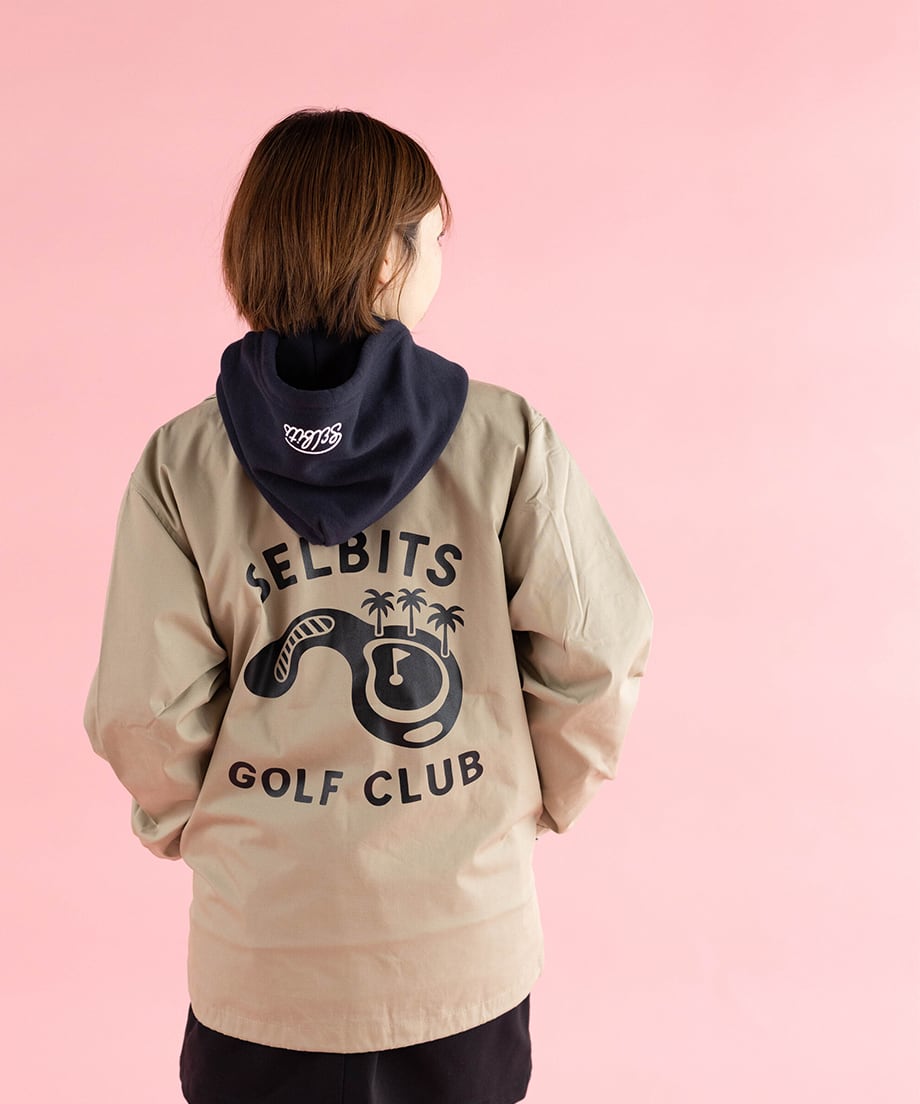 GOLF COURSE COACH JACKET ”beige” | SELBITS GOLF CLUB