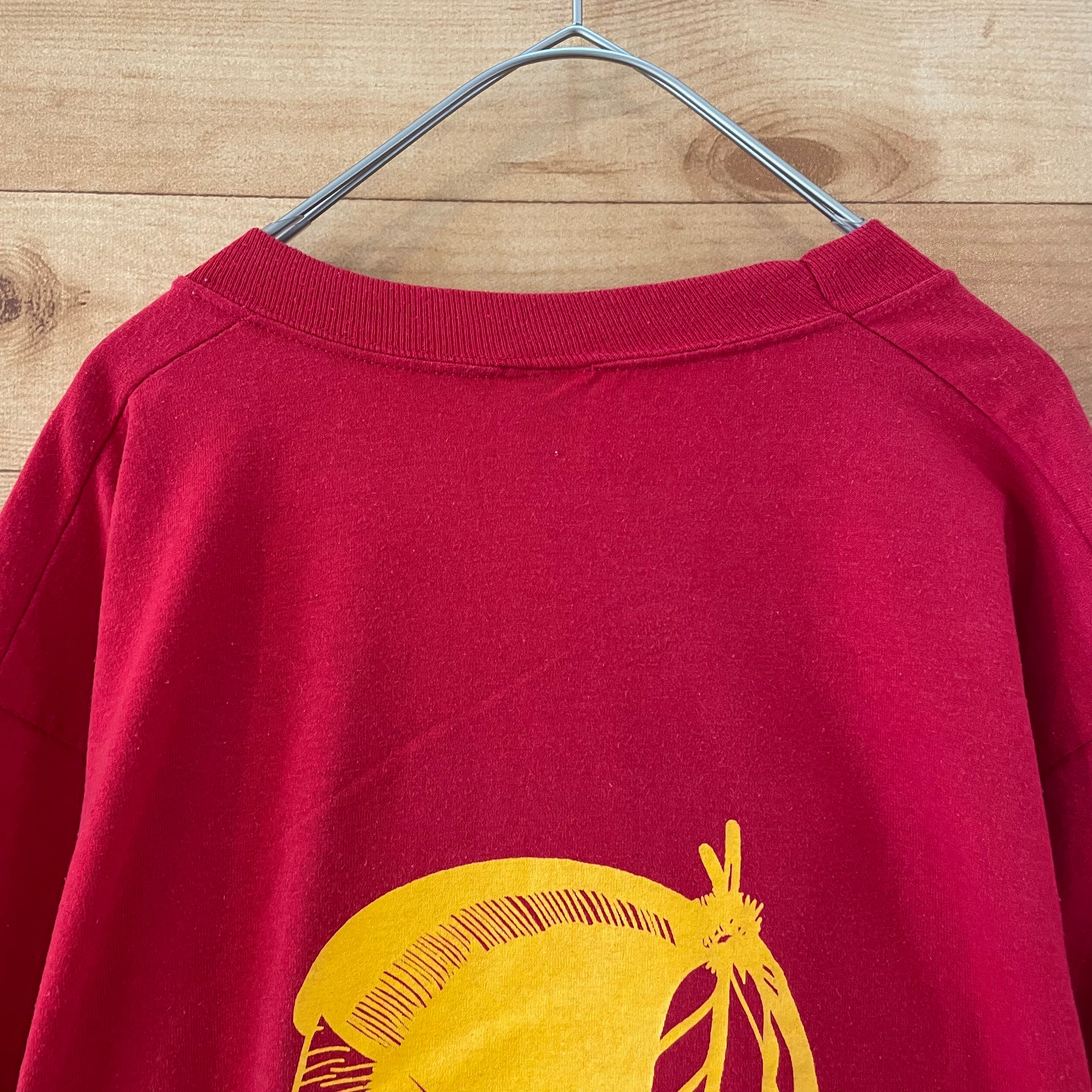 Velva Sheen】80s 90s USA製 Tシャツ スクール 両面プリント バック