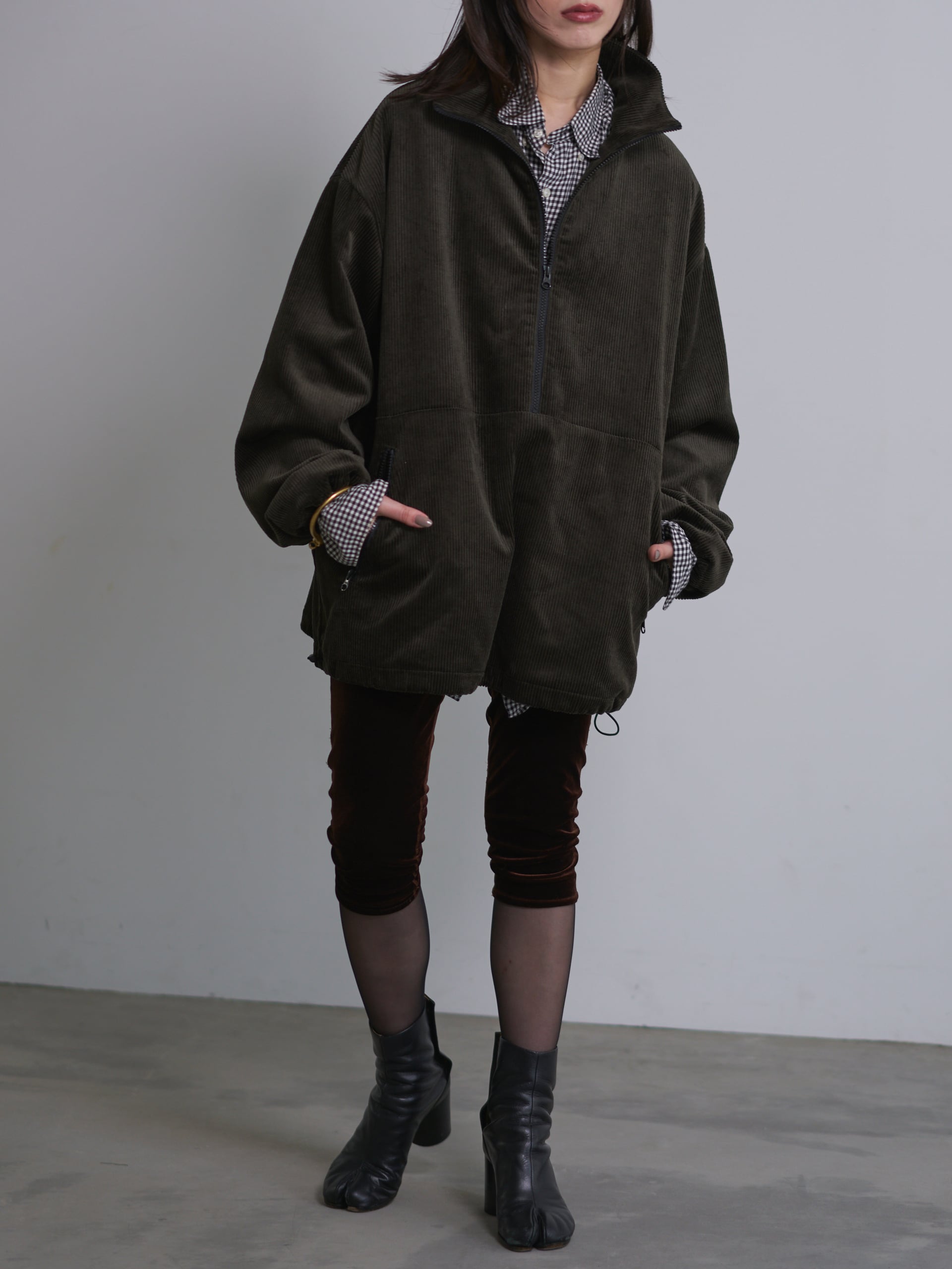 Olaf Corduroy half zip pullover | oll