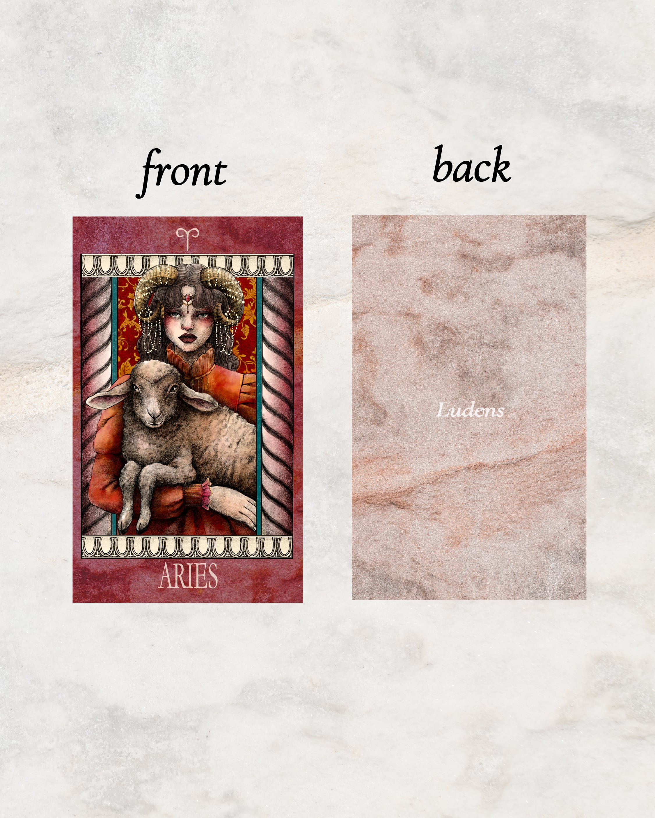 ミニカードセット】zodiac×TAROT mini card set【2026】 | Ludens