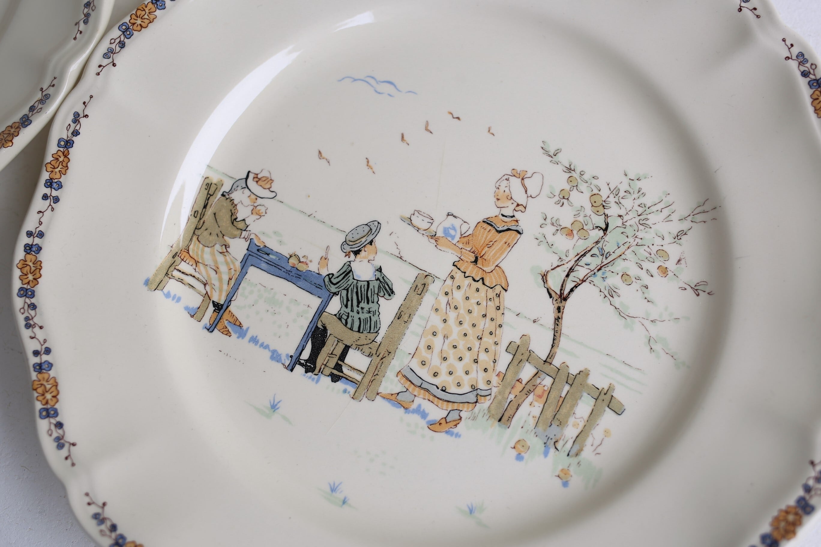 フランス アンティーク ヴィンテージ Sarreguemines サルグミンヌ