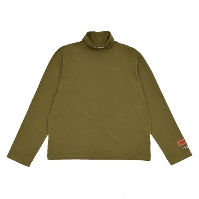 【HERON PRESTON】CTNMB LS ROLLNECK (KHAKIWHITE)