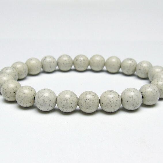 北投石 ブレスレット 9mm 一点物 メール便可 111-50262