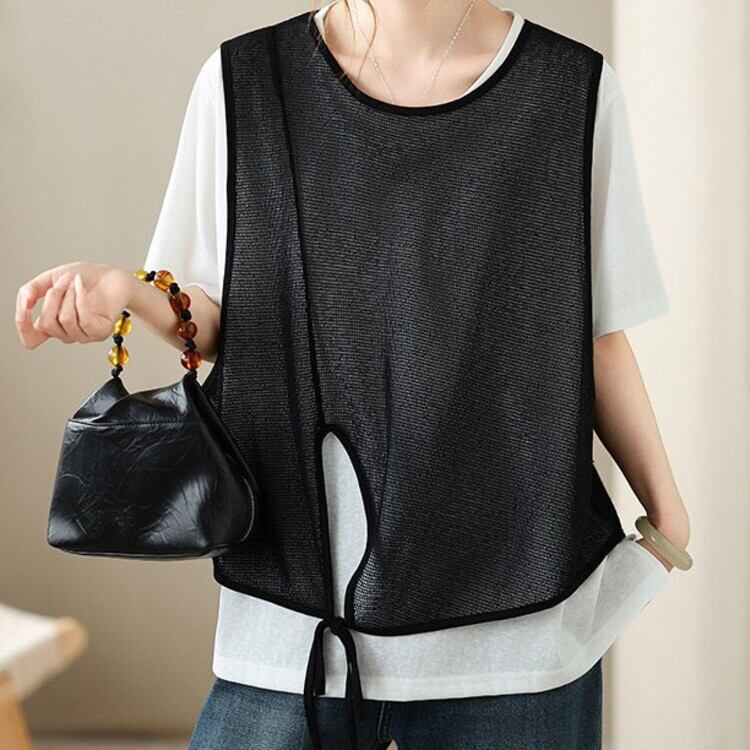 メッシュレイヤードTシャツ(2色)11038