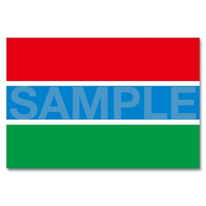 世界の国旗ポストカード ＜アフリカ＞ ガンビア共和国 Flags of the world POST CARD ＜Africa＞ Republic of The Gambia