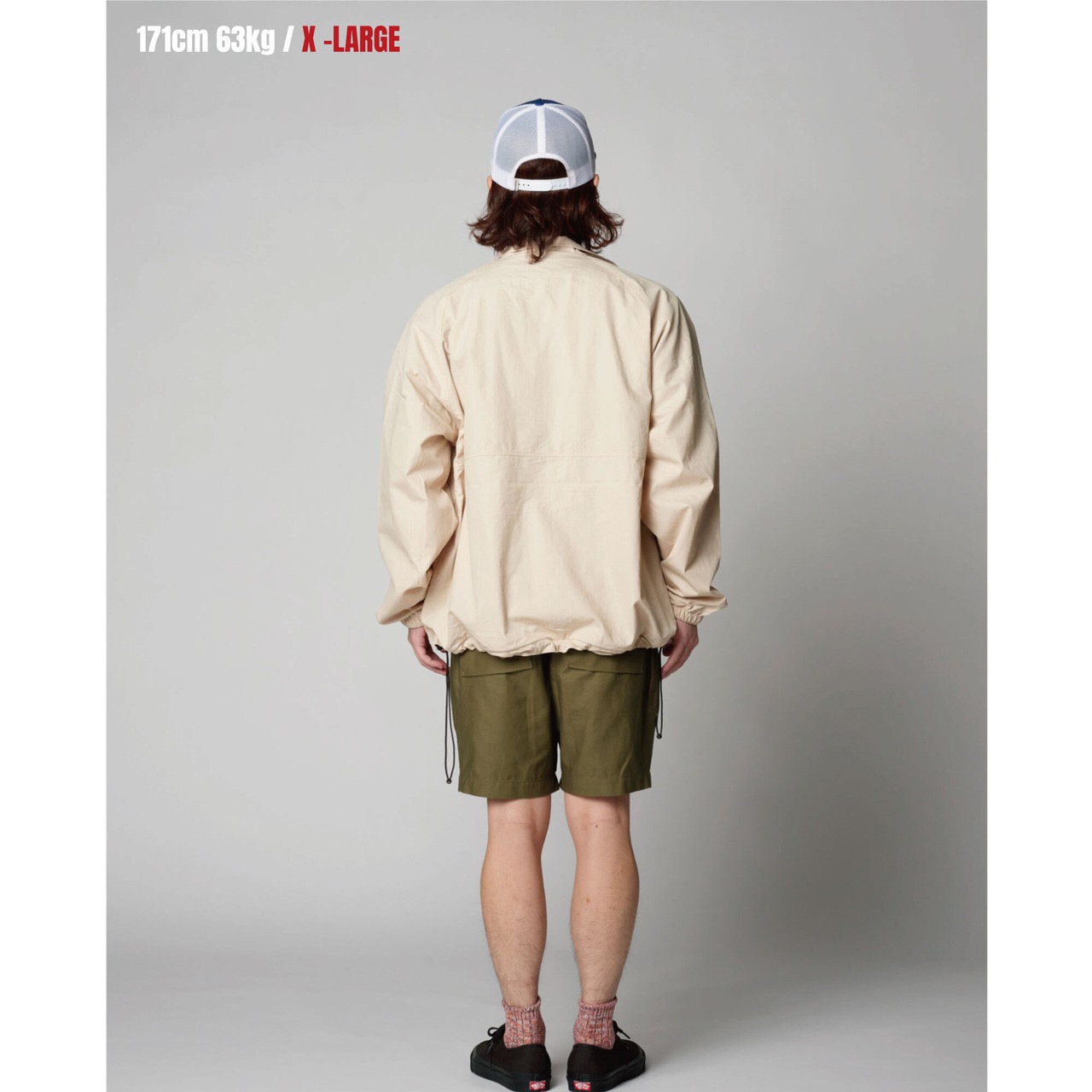 【DARGO】"COTTON / NYLON"  Active Jackets（NATURAL）