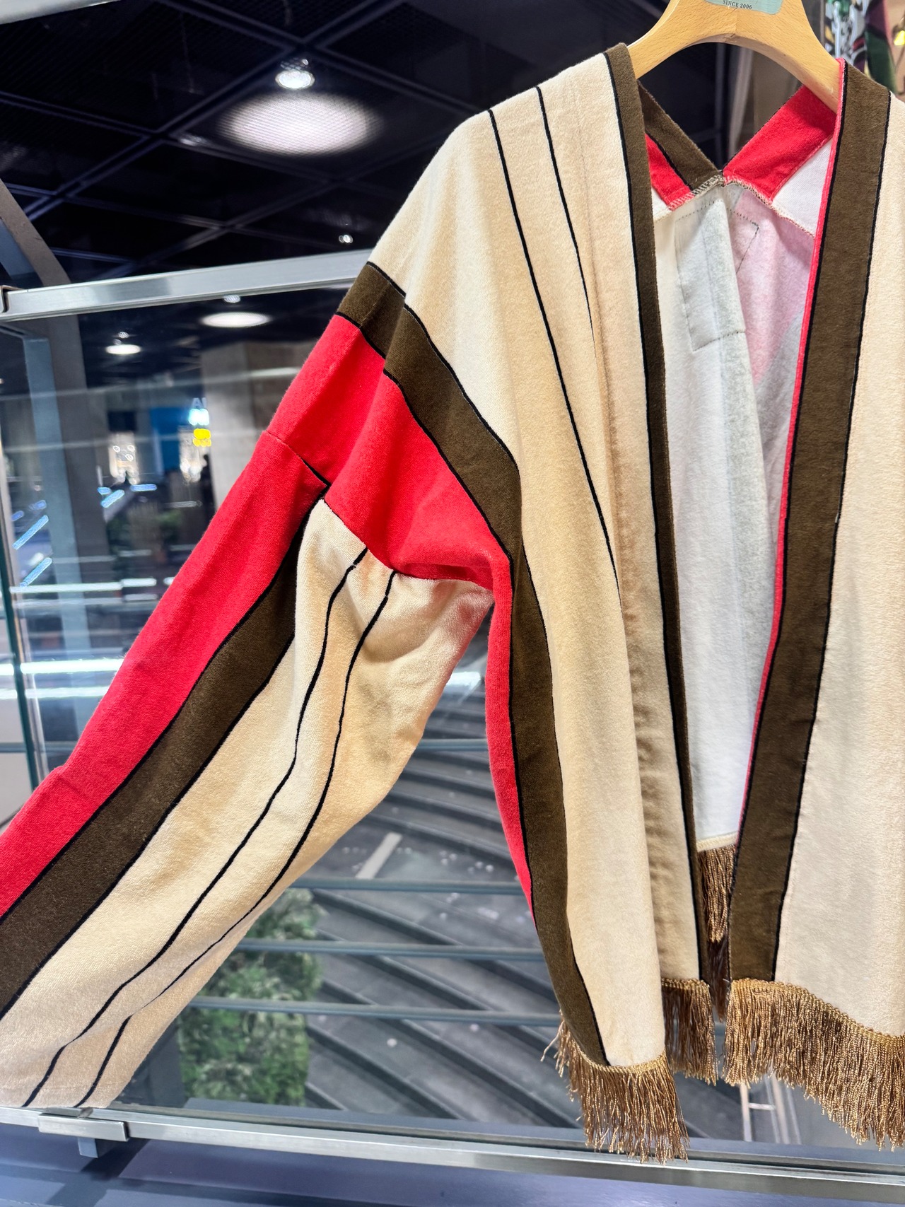 【STEVIE 】PILE STRIPE GOWN