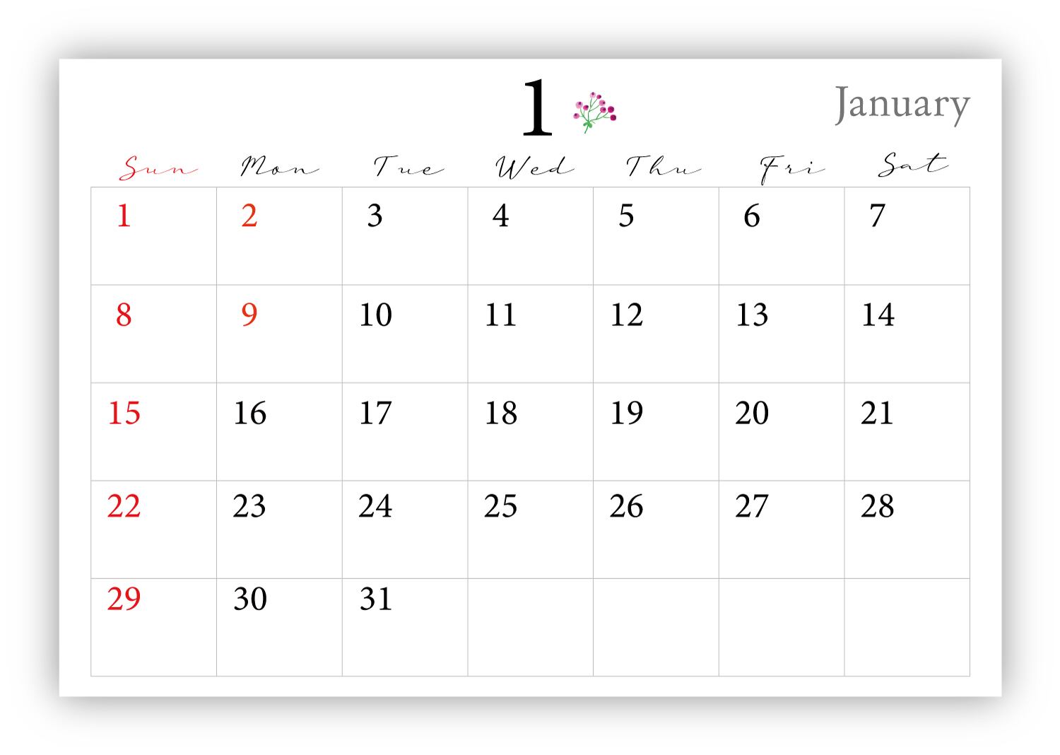 New 卓上カレンダー 23 ハガキサイズ スタンド式 ミニ シンプル おしゃれ インテリア ソノリテ プレゼント ギフト Sonorite