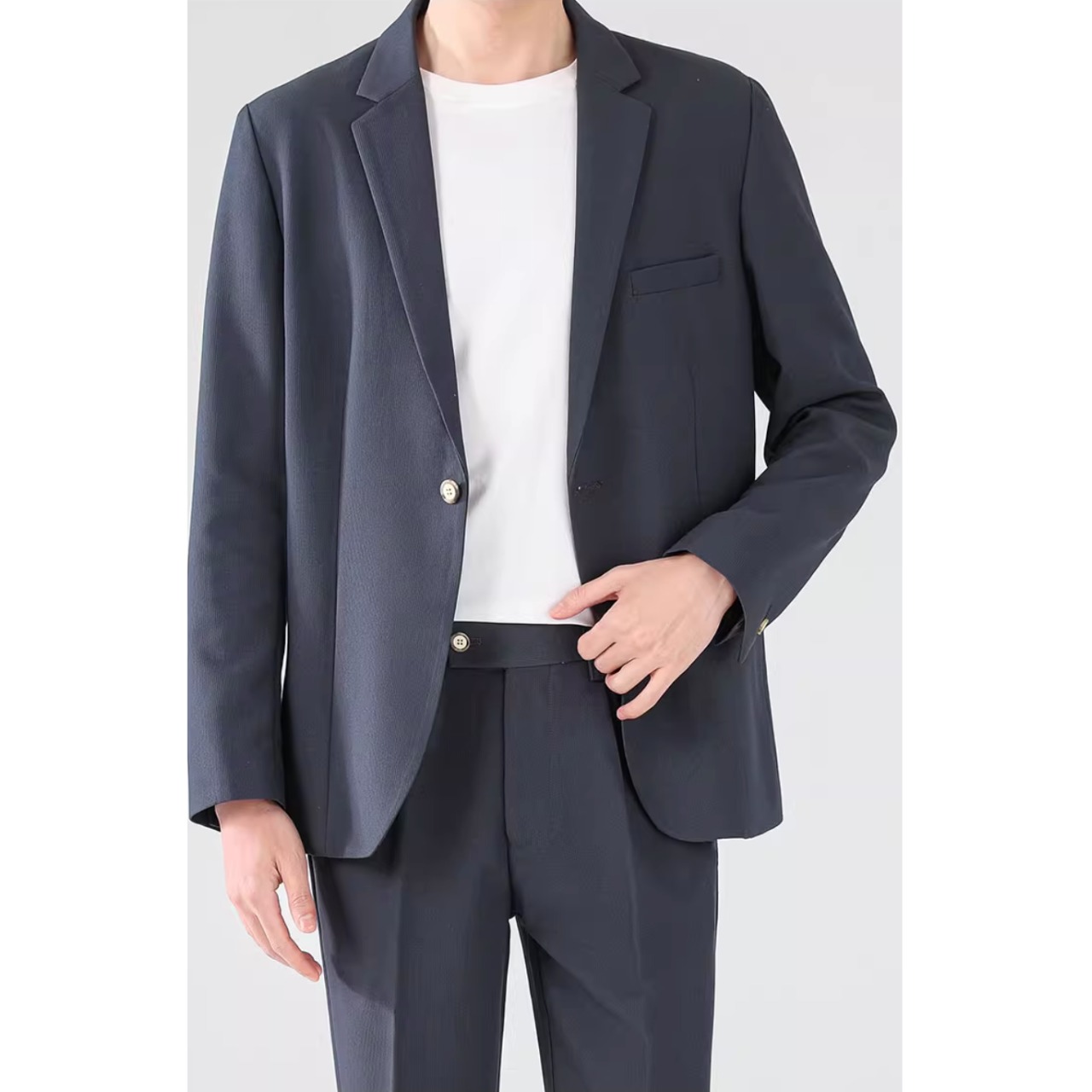 テーラードジャケット ストレートパンツ セットアップ af0365