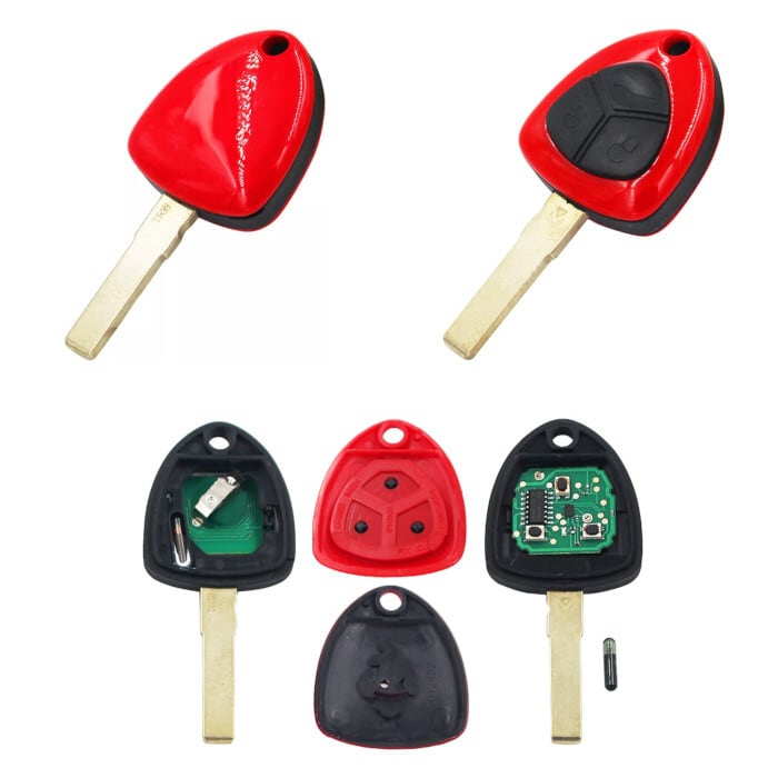 キーブレード Amazon.co.jp: 車のキーシェルフェラーリ 458/612/599 用、3 ボタン
