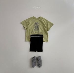 【Digreen ディグリーン】BEST FRIEND Tシャツ 85~120cm ライトグリーン 240516