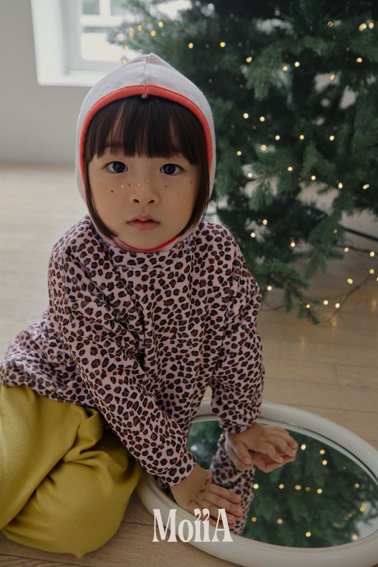 Moiia［取寄］leopard loose fit tee 26winter