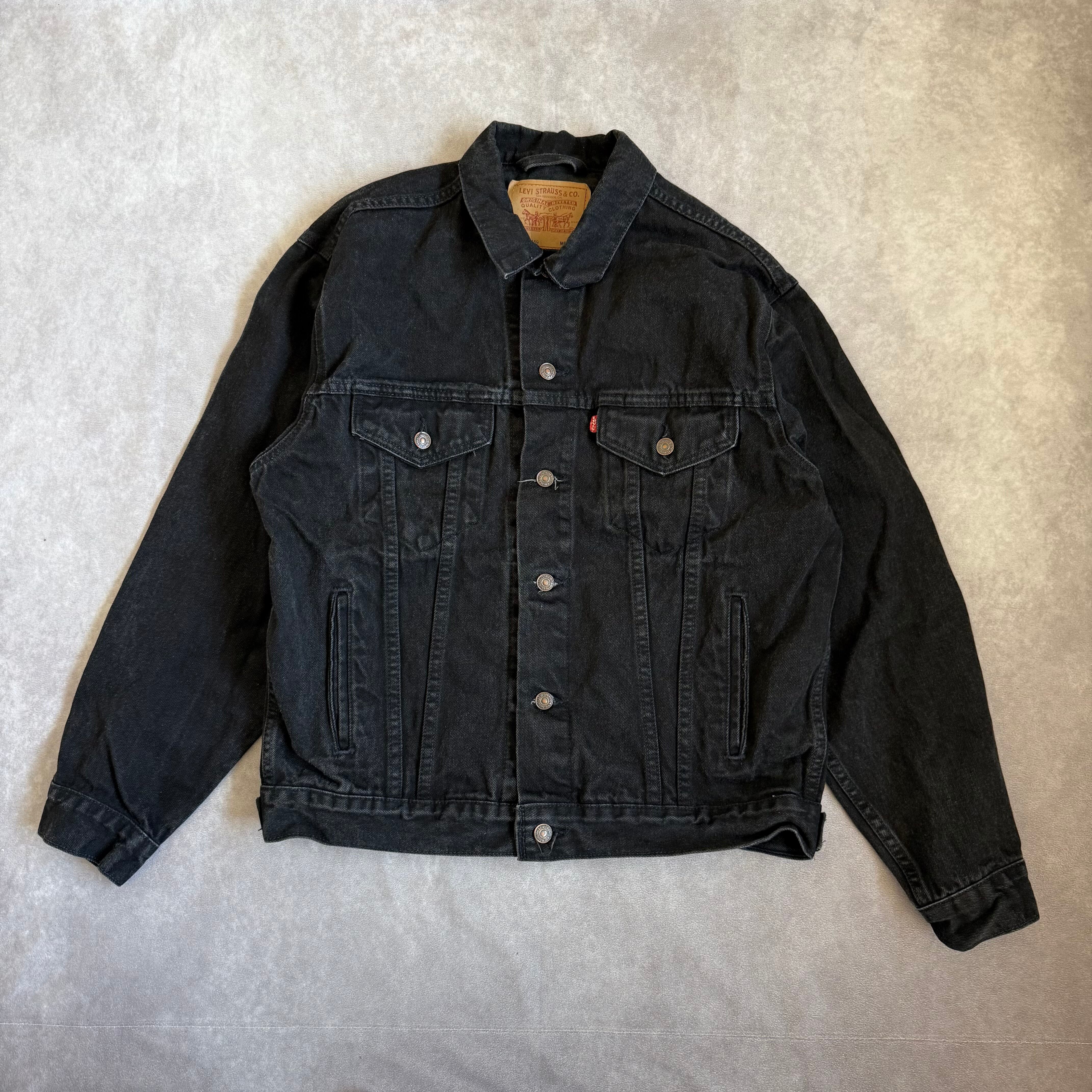 90s Levi's 70507-4159 Black Denim Jacket Made in USA SIZE M | 古着