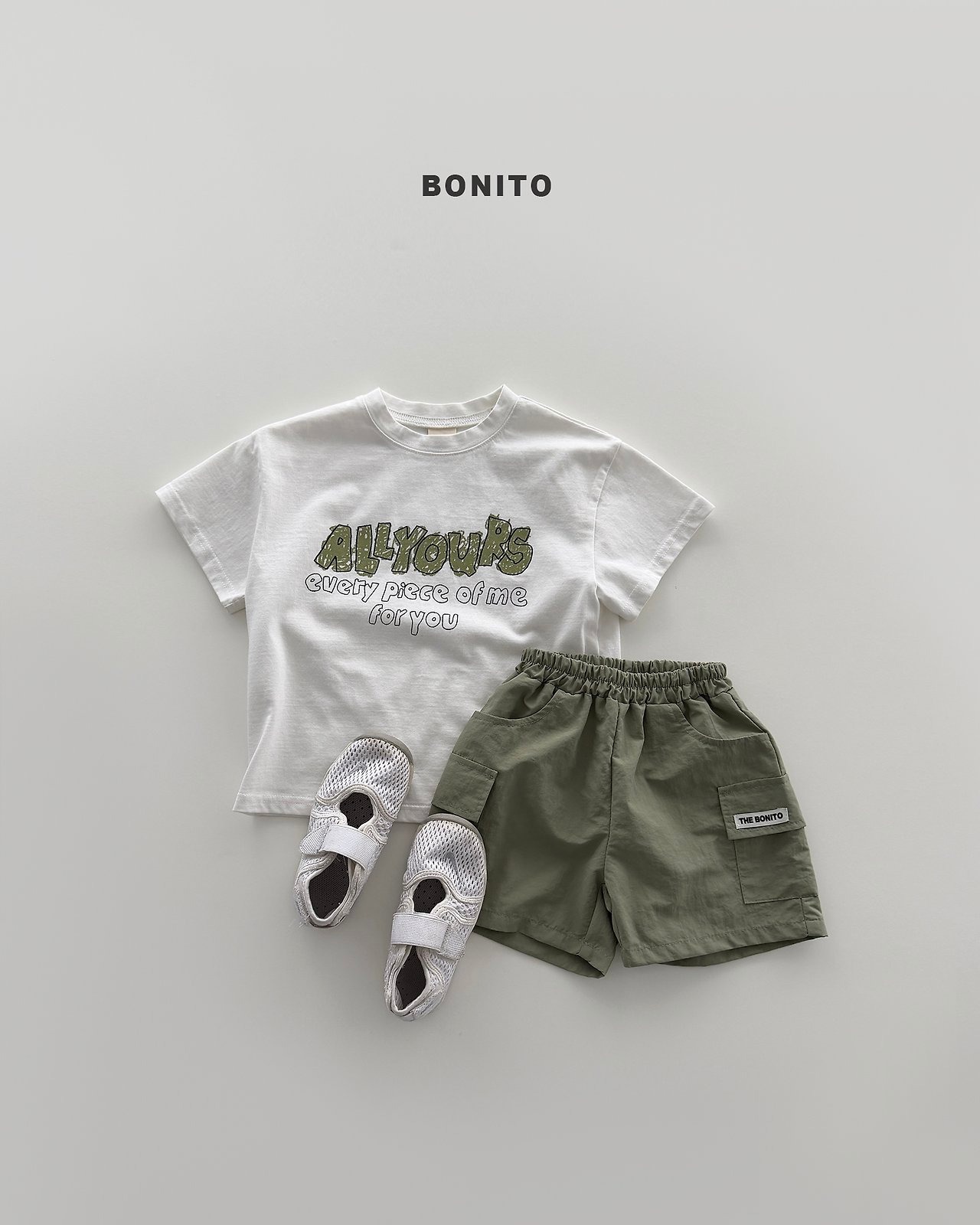 [BONITO] Synthetic fiber cargo pants (JS/JM) / [보니토] 화섬카고팬츠 (JS/JM)