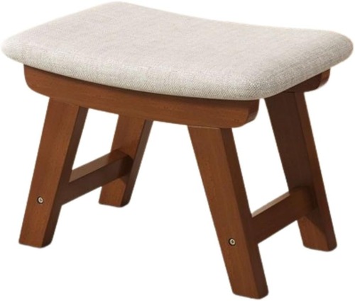 スツール 木製スツール 椅子 おしゃれ 北欧 高さ29cm 布地 無垢材 小型スツール 靴改造スツール 小型 スクエアスツール 家庭用 小型椅子 リビングルーム