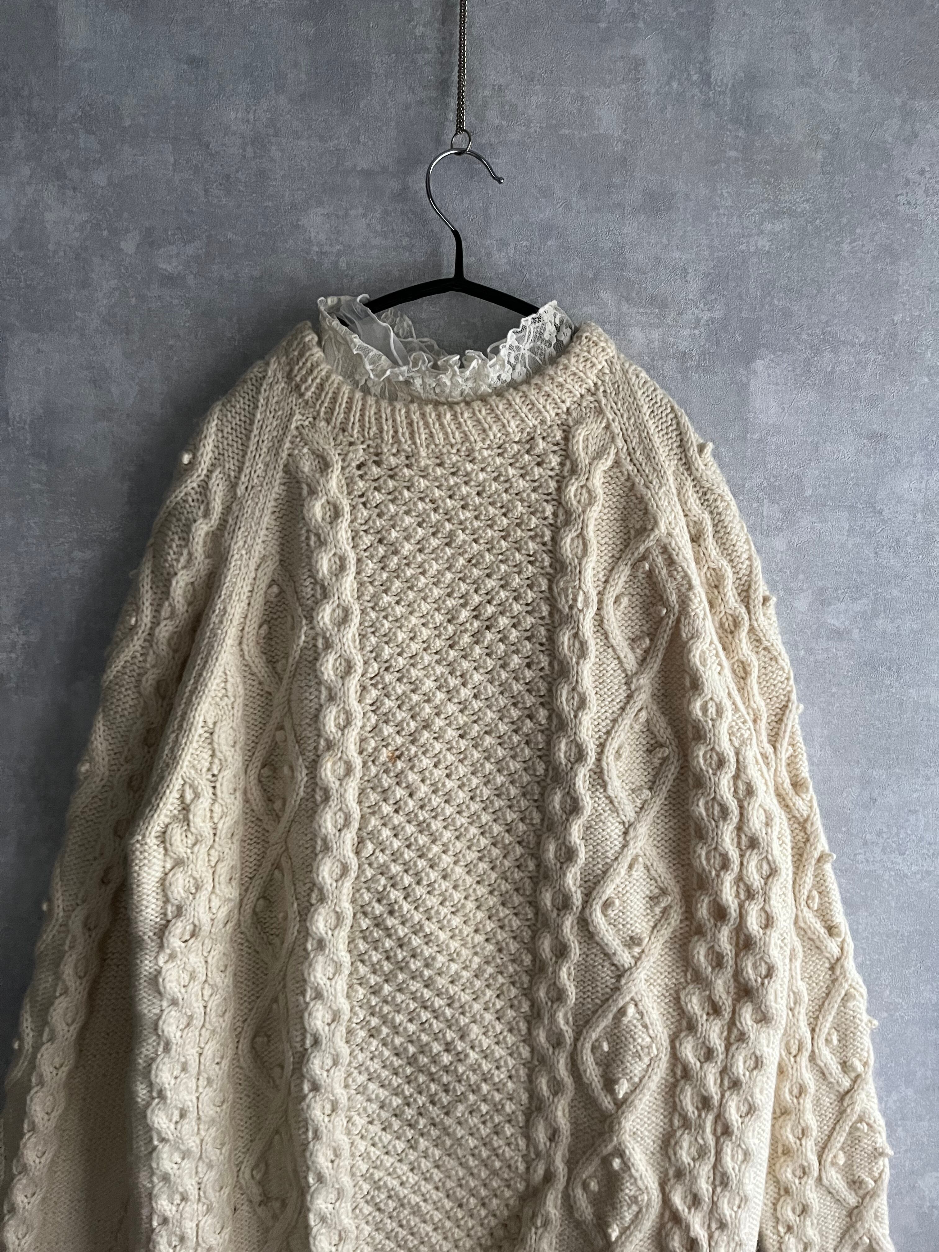 古着 ヴィンテージ レトロ ケーブルニットused ビンテージ 希少