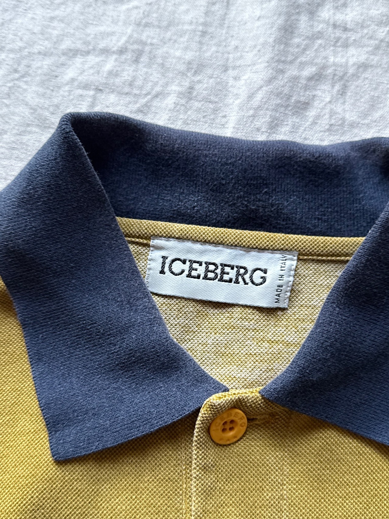 "ICEBERG" Disney Goofy colabo polo shirt