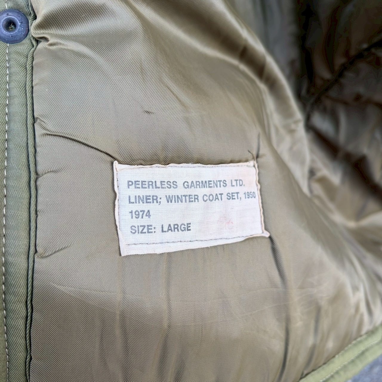 極上 フルセット 70s カナダ軍 実物 Canadian Army Coat Ecw