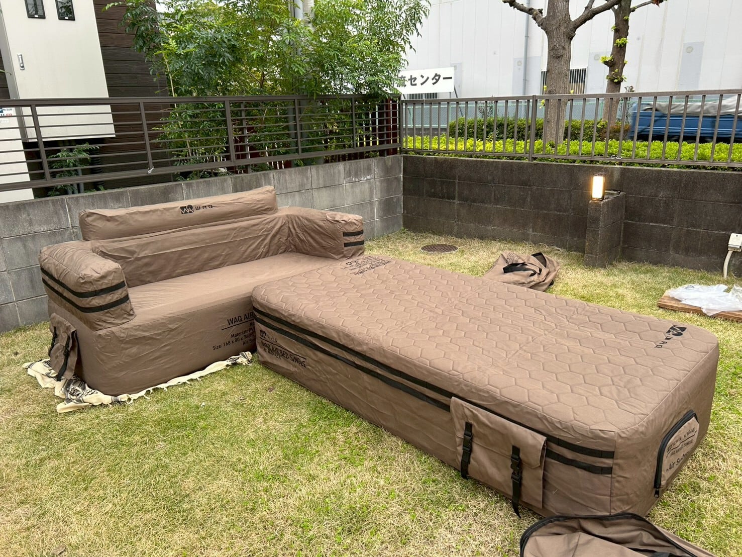 WAQワック】 AIR BED〈 SINGLE 〉エアベッドシングル | CAMP MARKET