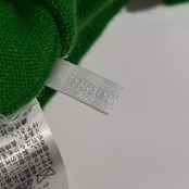 カシミヤ100% experience エクスペリエンス Vネック ニット セーター 38/グリーン系 レディース