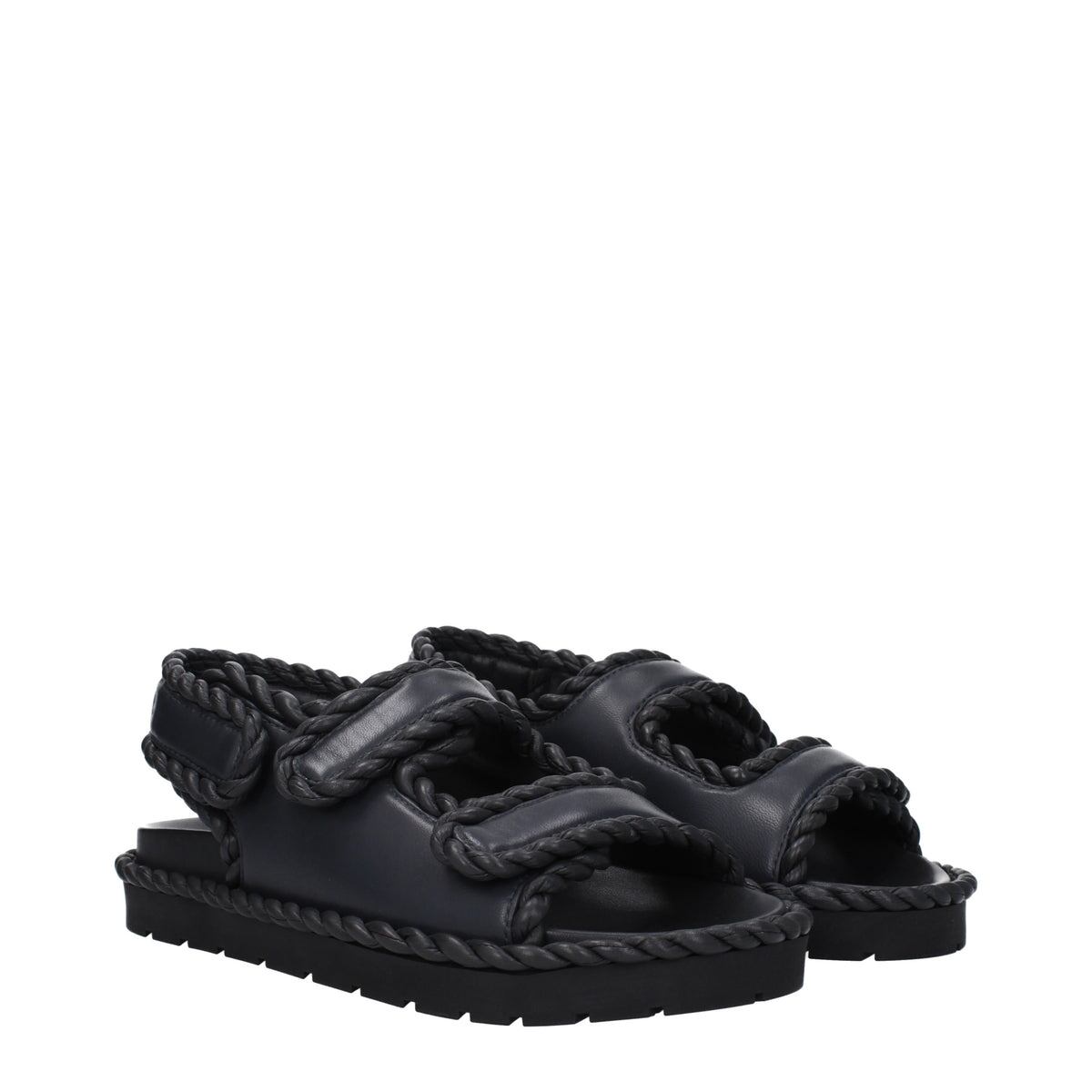 BOTTEGA VENETA ボッテガヴェネタ レディース サンダル レザー グレー