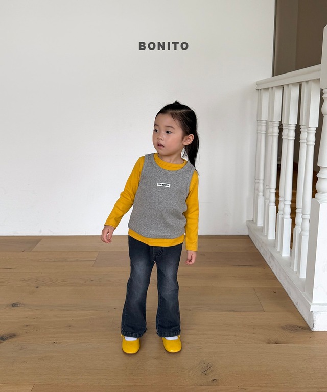 【即納】BONITO / ［junior size］bootscut span denim pants