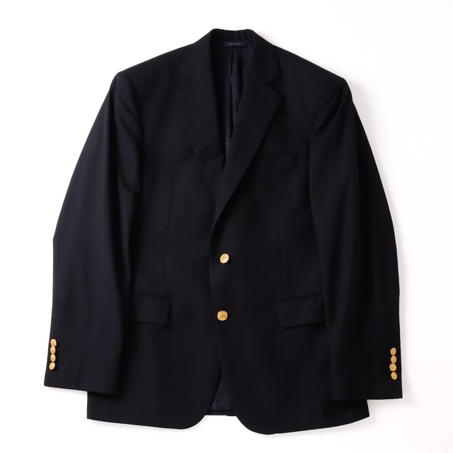 【極美品】BROOKS BROTHERS Loro Piana Made in Canada wool Navy blazer size38S gold button extra condition ／ブルックス ブラザーズ ロロピアーナ 高級生地 ウール 紺ブレ ネイビー ジャケット サイズ38 SH 金ボタン 定価約20万 カナダ製