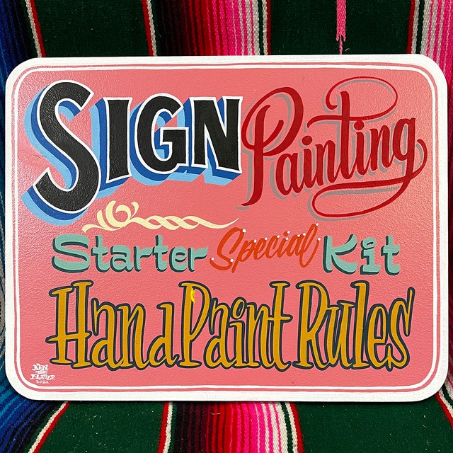 POD "Sign Painting Starter Kit -Waterbase-" | PAINT or DIE THE SHOP