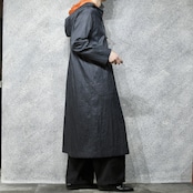 design nylon coat black