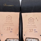 フラメンコ 衣装 Almoradux アルモラドックス 37 靴 ダンスシューズ ブラック系 黒 無 釘 釘あり 釘入り くぎ ヒール ダンス パーティ 発表会 レッスン 練習 スペイン製