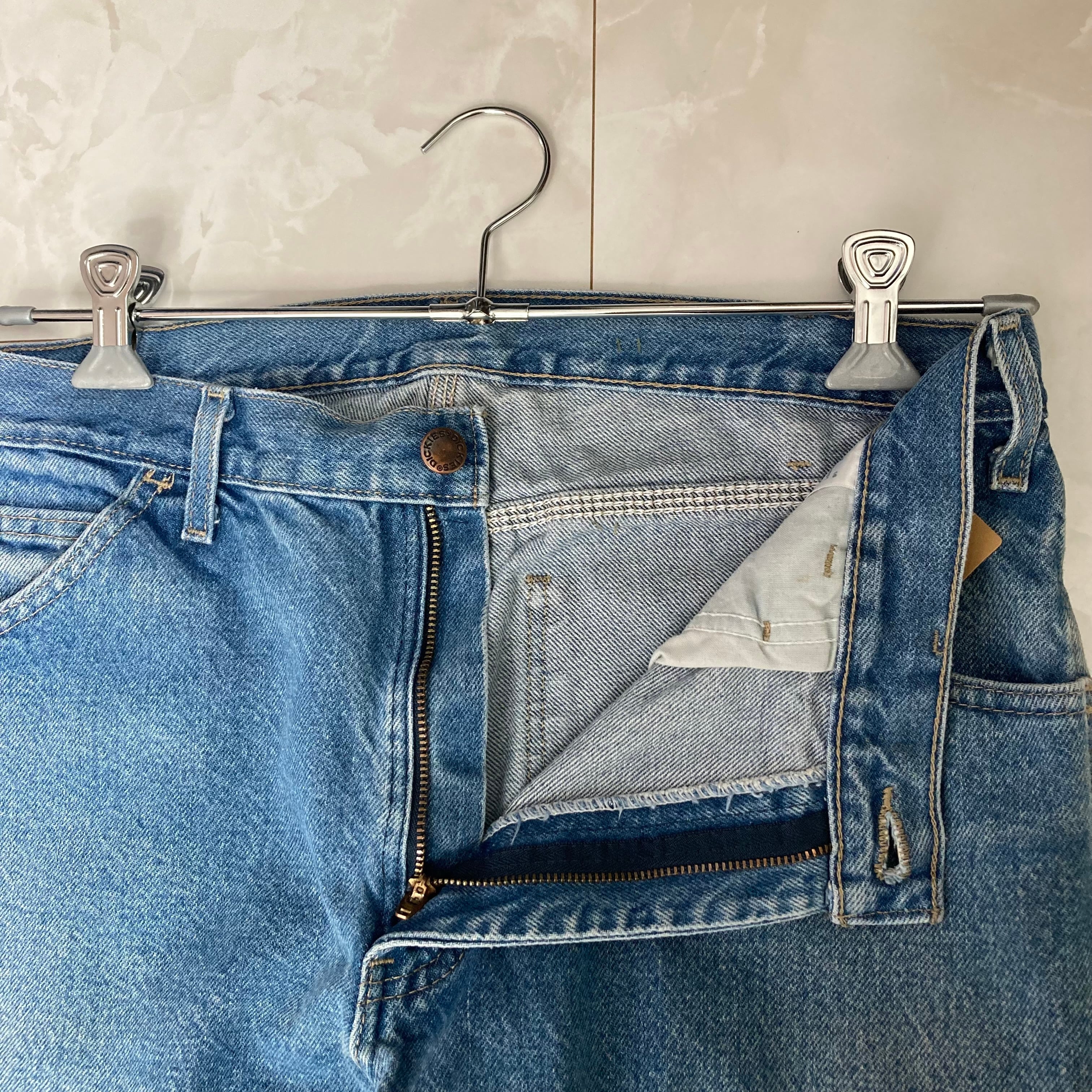 W34×L32】Dickies デニムペインターパンツ ブランドタグ | 古着屋OLDGREEN