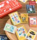 新作予約☆MO771｜Molinta 【Stamp - 金羽浮光】金箔押し 切手 箱　ステッカー