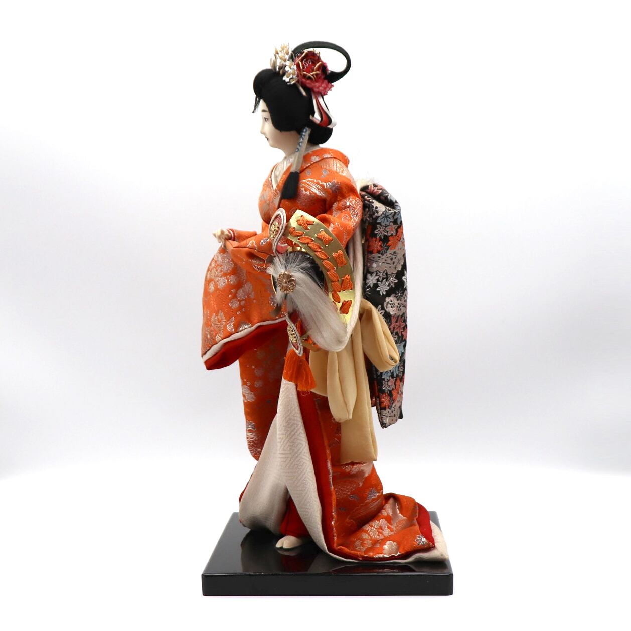 日本人形 八重垣 新品 歌舞伎 八重垣姫 兜 日本髪 着物 【公式通販】