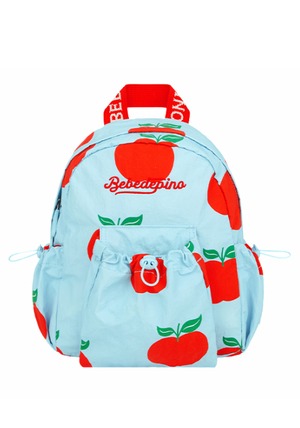 [BEBE DE PINO] All over apple packable backpack 正規品 韓国ブランド 韓国ファッション 韓国代行 韓国通販 ベベドピノ bebedepino 日本 店舗 韓国 子供服