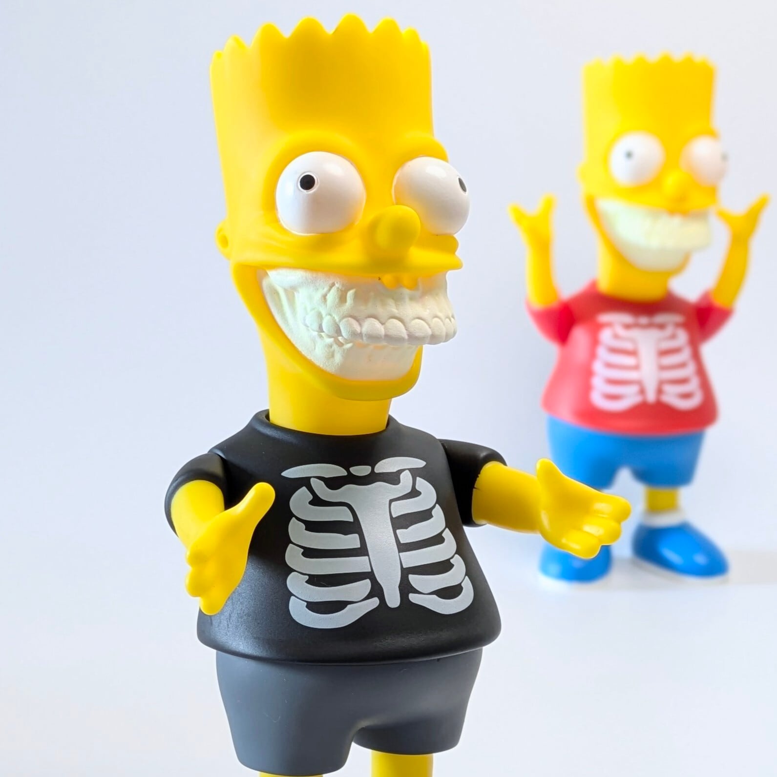 ♧【 The Simpsons（ザ シンプソンズ） 】バート・シンプソン / ソフビフィギュア / HORROR BART / BLACK〚アメリカン雑貨 アメトイ〛