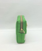 ポケットティッシュケース付き　スクエアポーチ　カエル　蛙｜とりさん工房ーかわいいハンドメイドポーチ